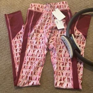Isabel Marant Pink and Red Leggings